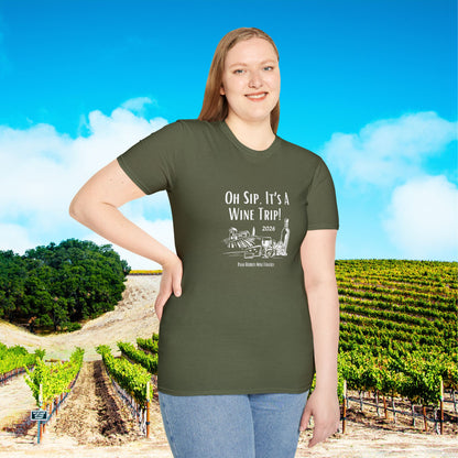 Oh Sip It's A Wine Trip Unisex Softstyle T-Shirt