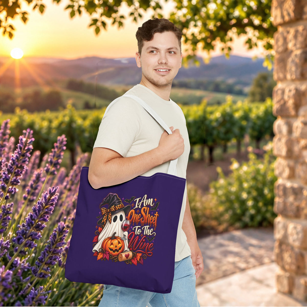I Am One Sheet To The Wine Personalized Tote Bag