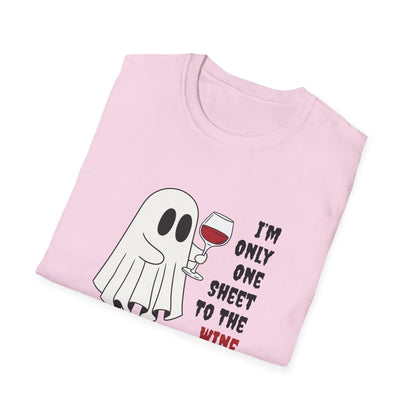 One Sheet To The Wine Unisex Softstyle T-Shirt