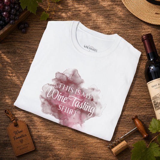 This Is My Wine Tasting Shirt (stain) Crewneck T-Shirt