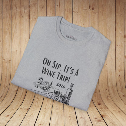 Oh Sip It's A Wine Trip Unisex Softstyle T-Shirt