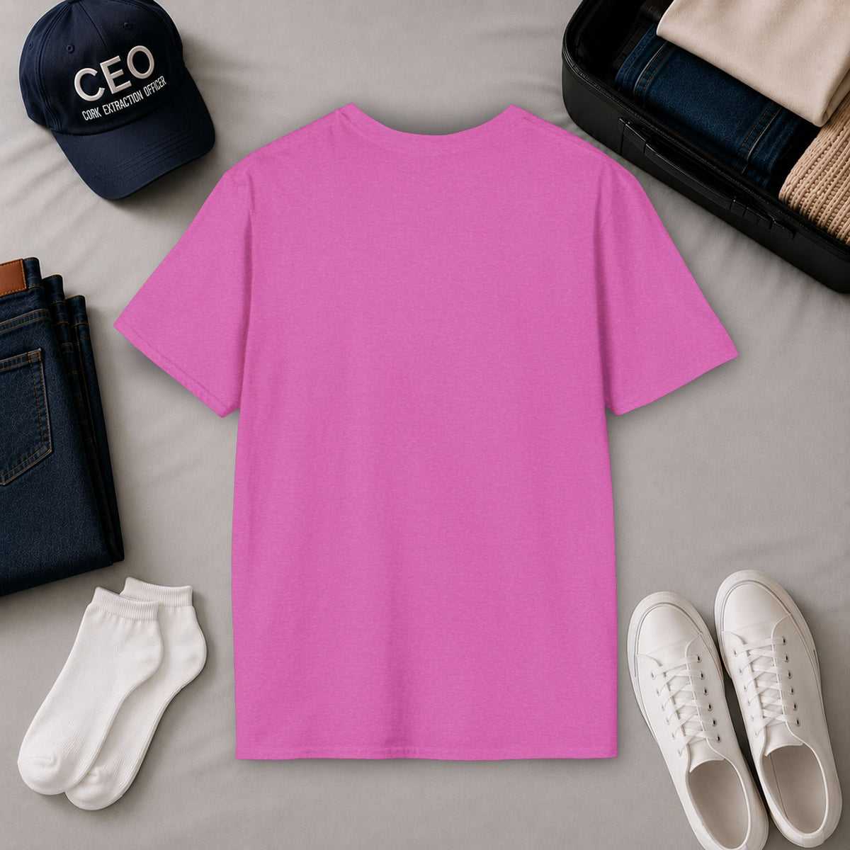 Let's Happy Hallowine Crewneck T-Shirt