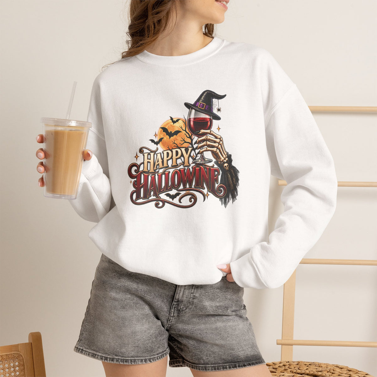 Happy Hallowine Sweatshirt