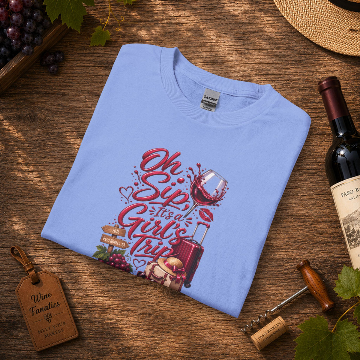 Oh Sip, It's A Girl's Trip Long Sleeve T-Shirt
