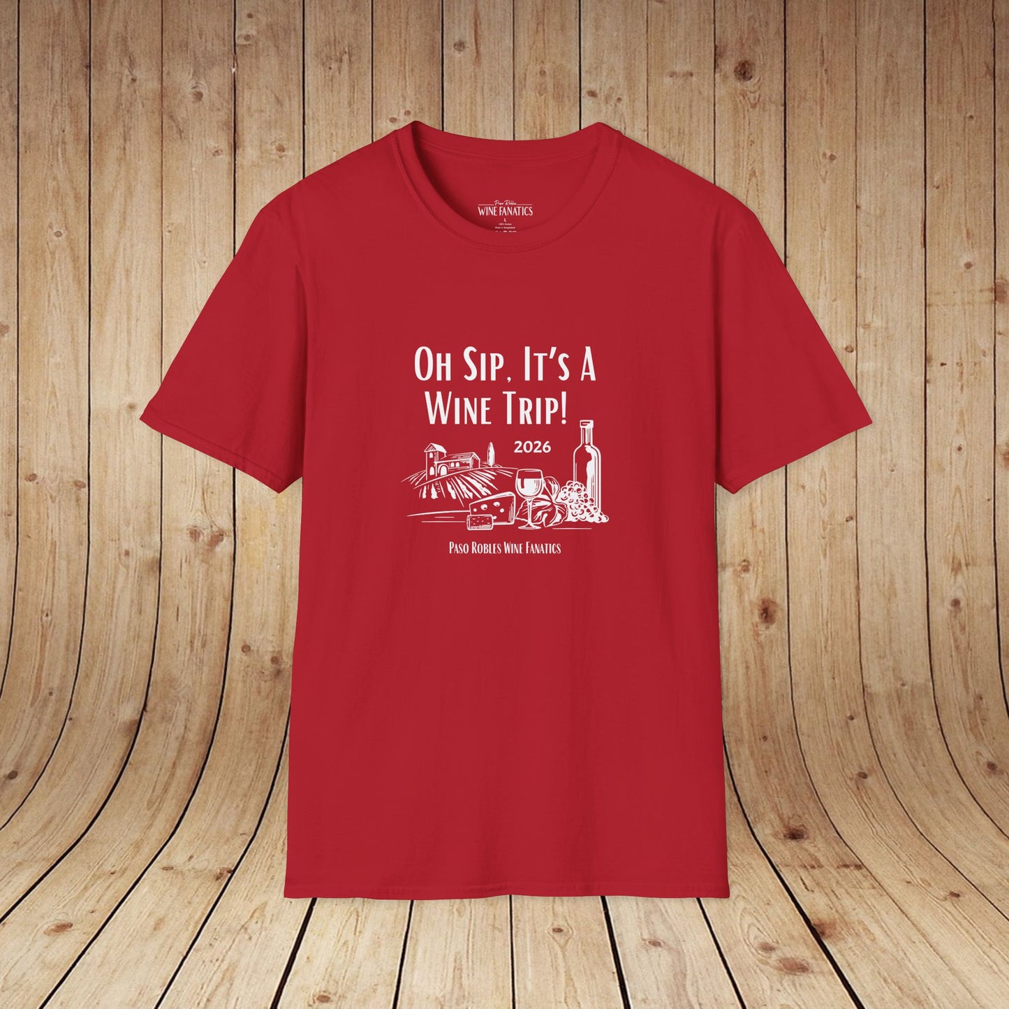 Oh Sip It's A Wine Trip Unisex Softstyle T-Shirt
