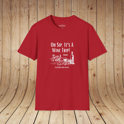 Oh Sip It's A Wine Trip Unisex Softstyle T-Shirt