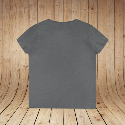 Paso Robles Wine Fanatics Logo Ladies V-Neck Tee