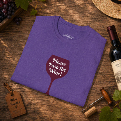 Please Paso The Wine Crewneck Tee