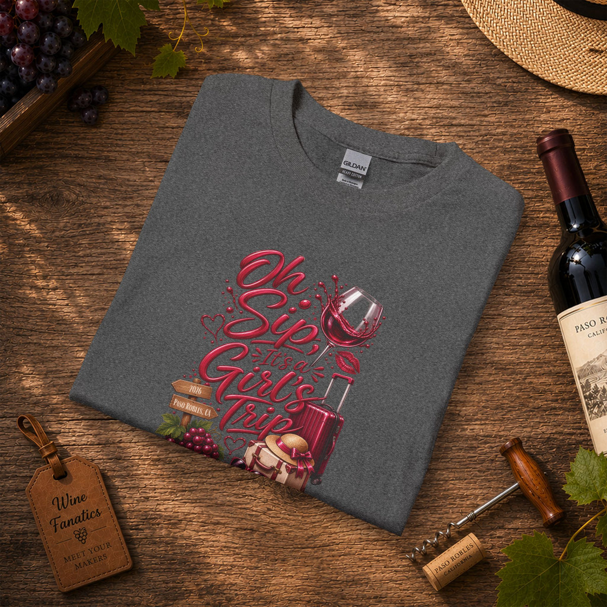 Oh Sip, It's A Girl's Trip Long Sleeve T-Shirt