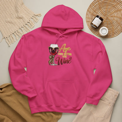 Age Gets Better With Wine Hoodie