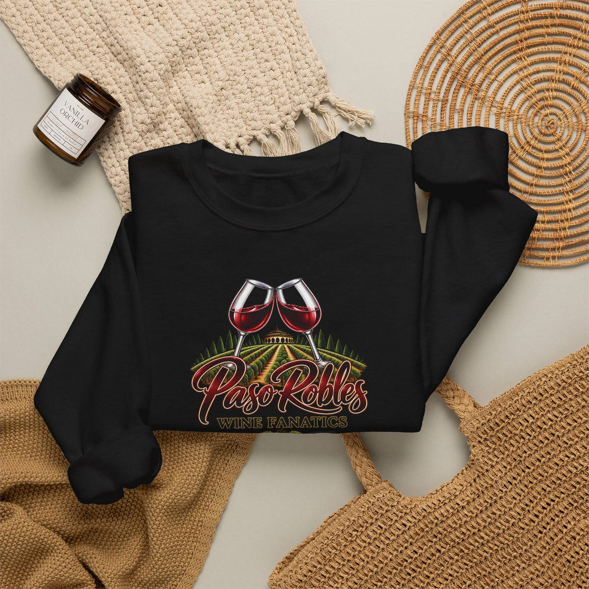 A Toast To Paso Robles Wine Fanatics Sweatshirt