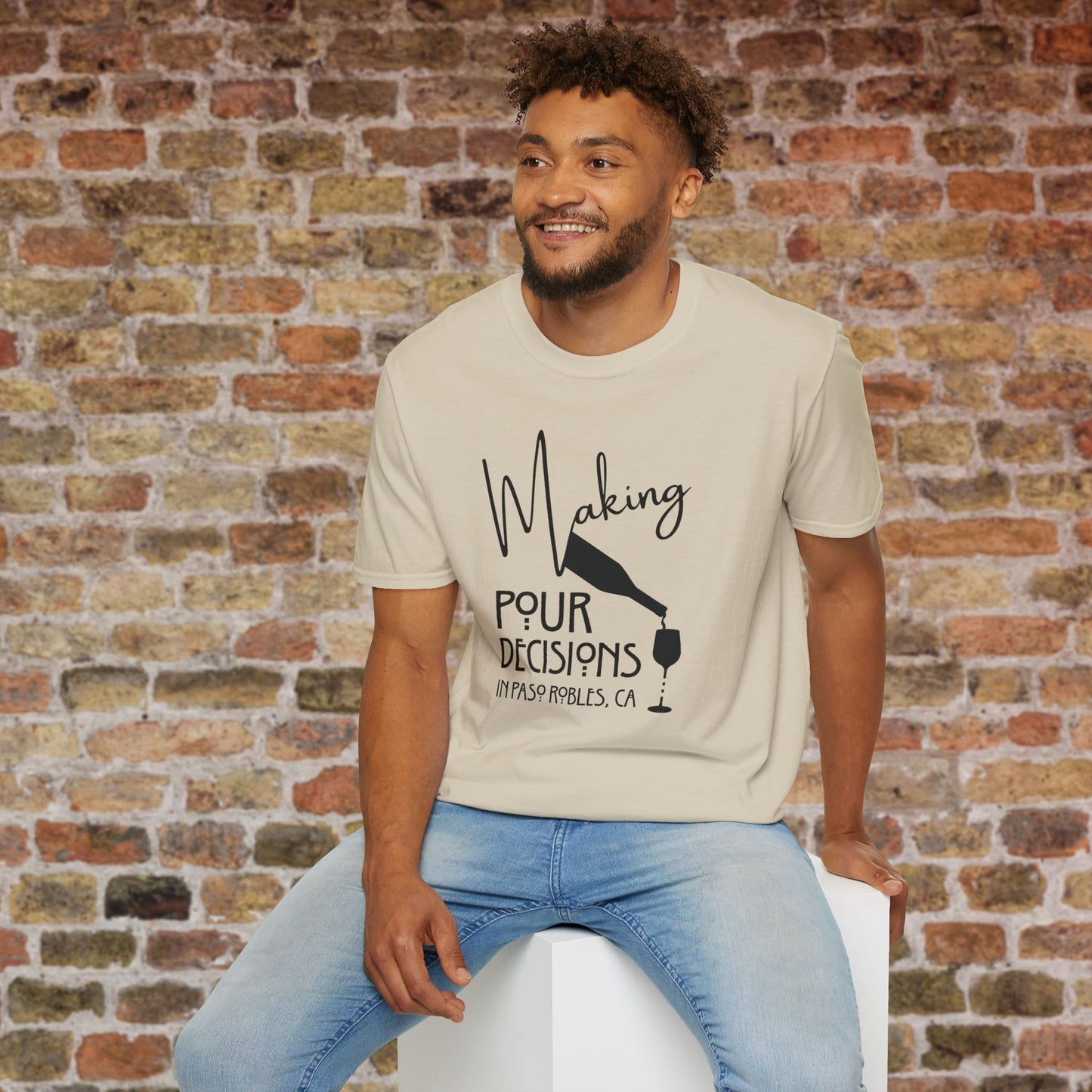 Paso Robles - Making Pour Decisions Crewneck Tee