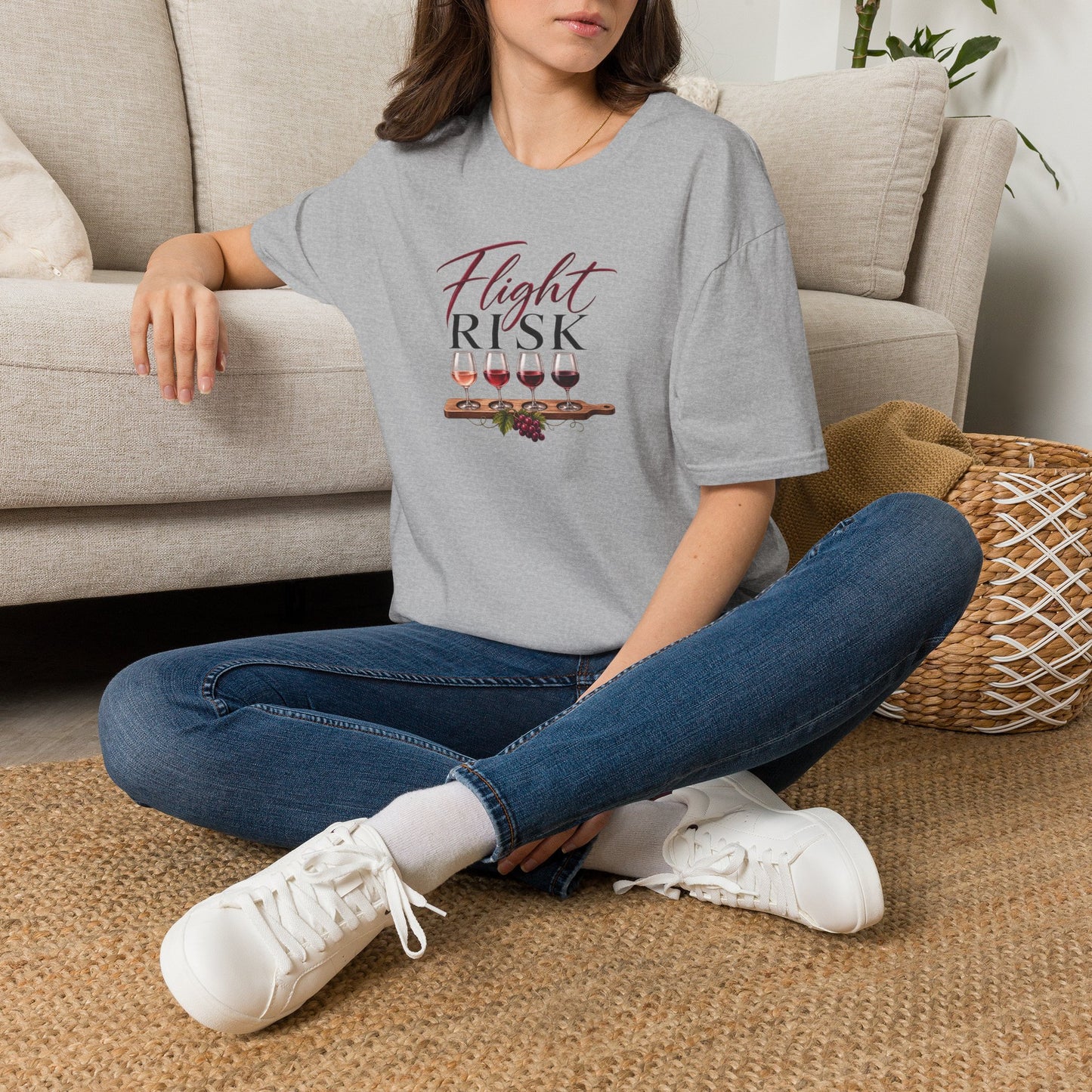 Flight Risk  Crewneck Tee