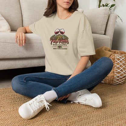 Paso Robles Wine Fanatics Meet Your Makers Crewneck T-Shirt