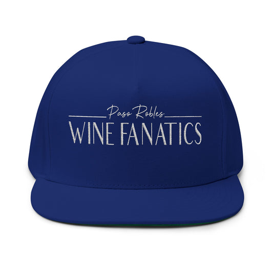 Paso Robles Wine Fanatics Embroidered Flat Bill Cap