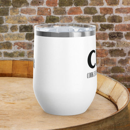 CEO Cork Extraction Officer Personalized 12oz Wine Tumbler