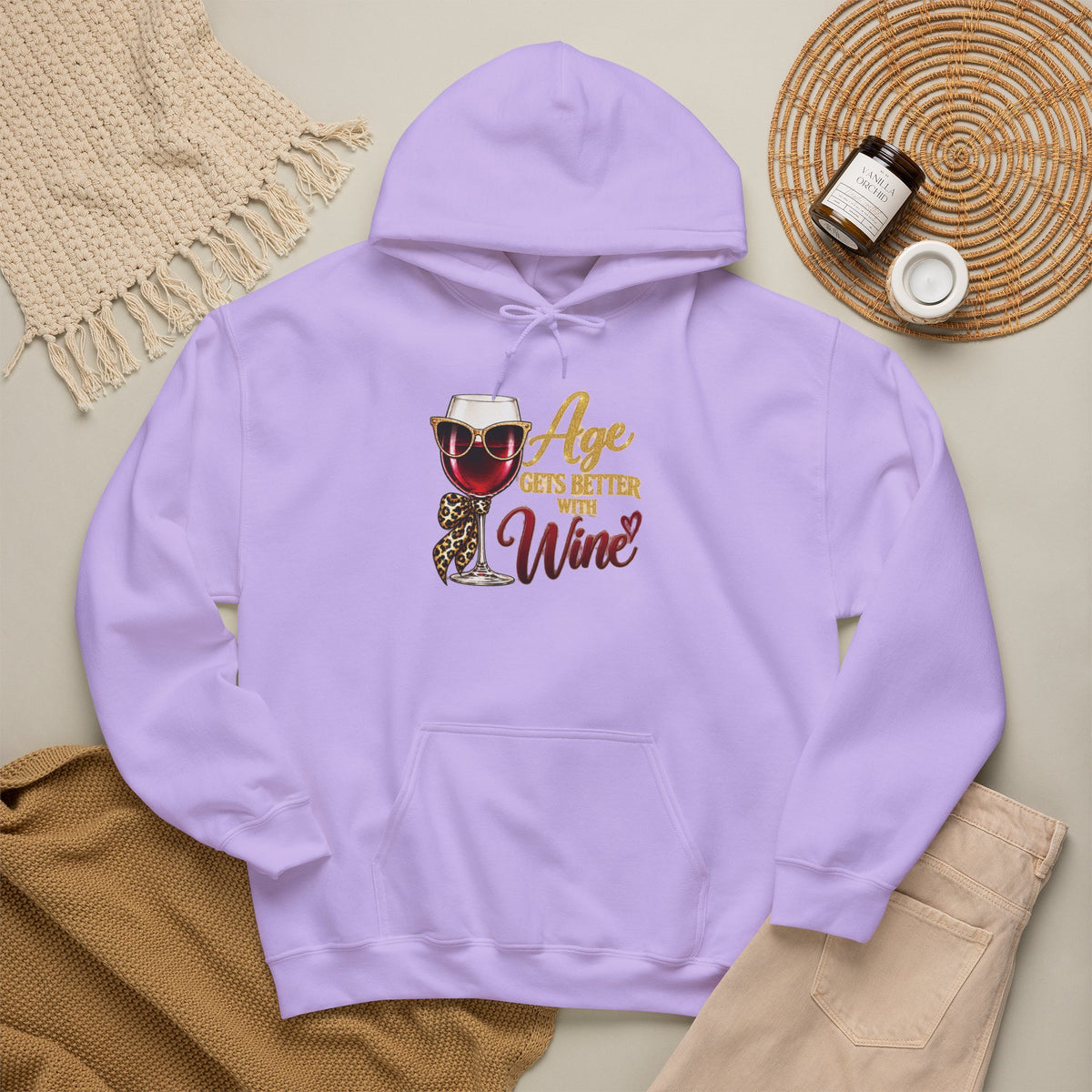 Age Gets Better With Wine Hoodie