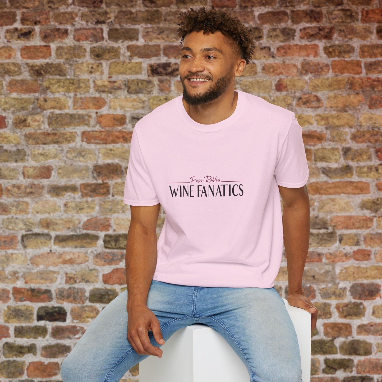 Paso Robles Wine Fanatics Logo Crewneck T-Shirt