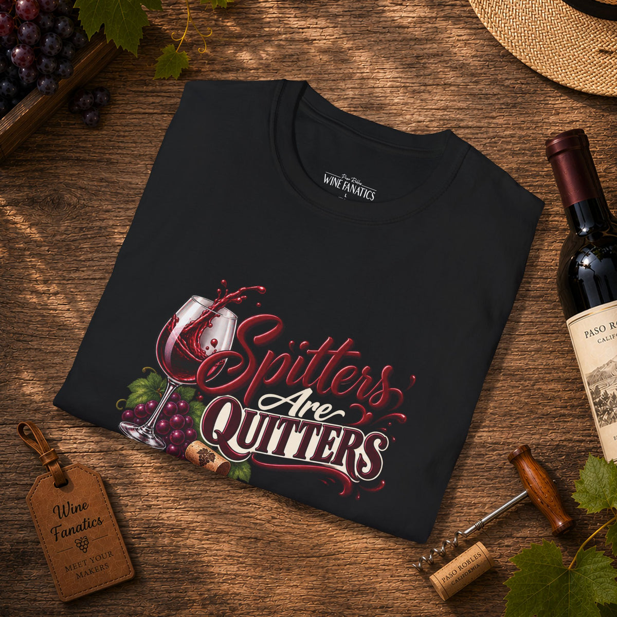 Spitters Are Quitters Crewneck T-Shirt