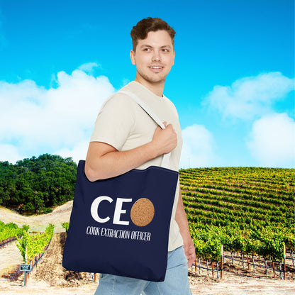 CEO - Cork Extraction Officer Personalized Tote Bag