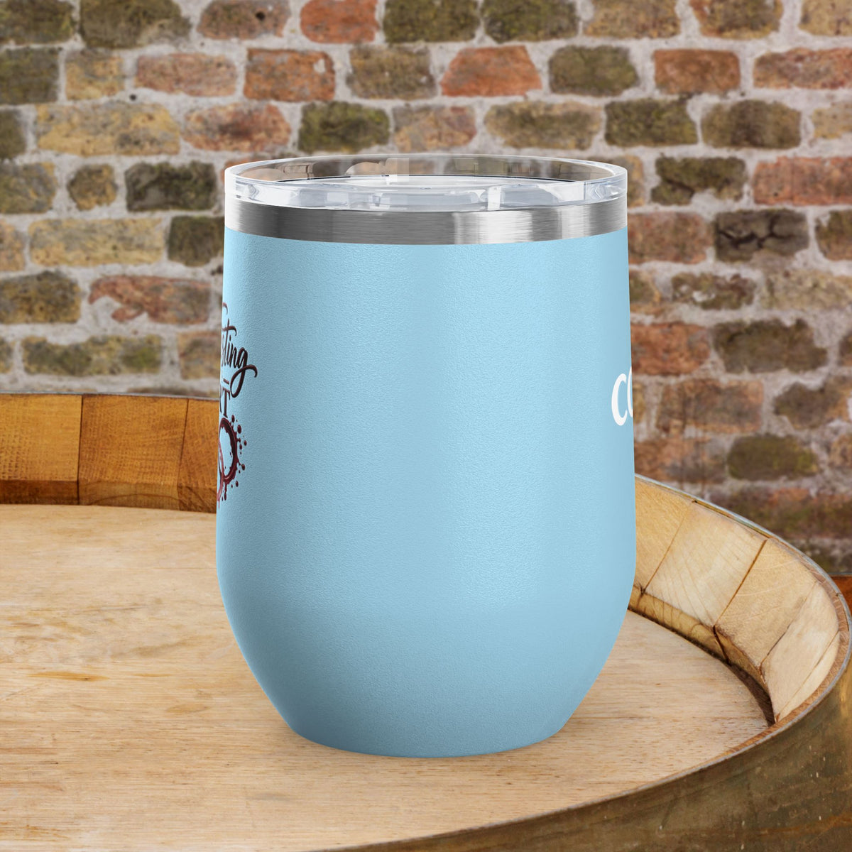 Wine Tasting Is My Favorite Sport Personalized 12oz Wine Tumbler