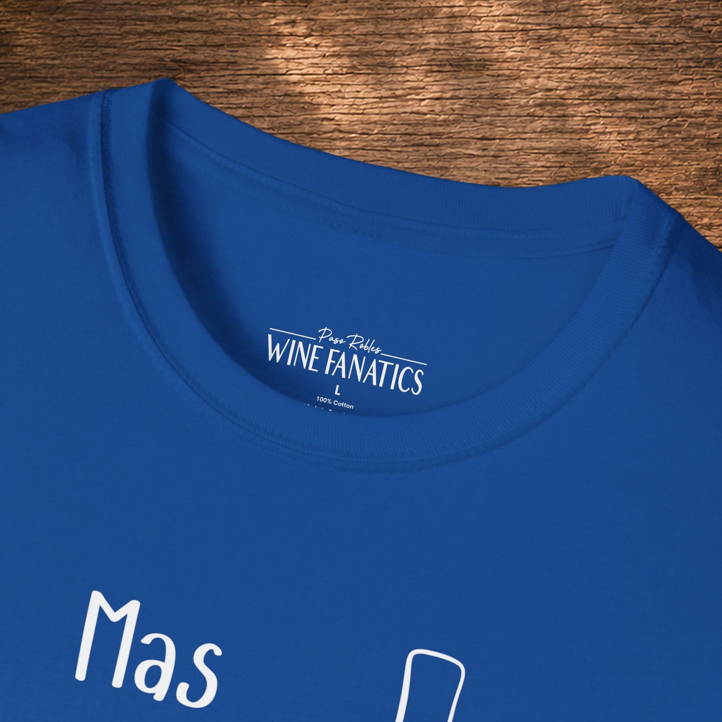 Mas Vino Por Favor Crewneck Tee