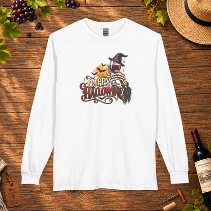 Happy Hallowine Long Sleeve T-Shirt