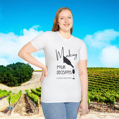Making Pour Decisions Unisex Softstyle T-Shirt