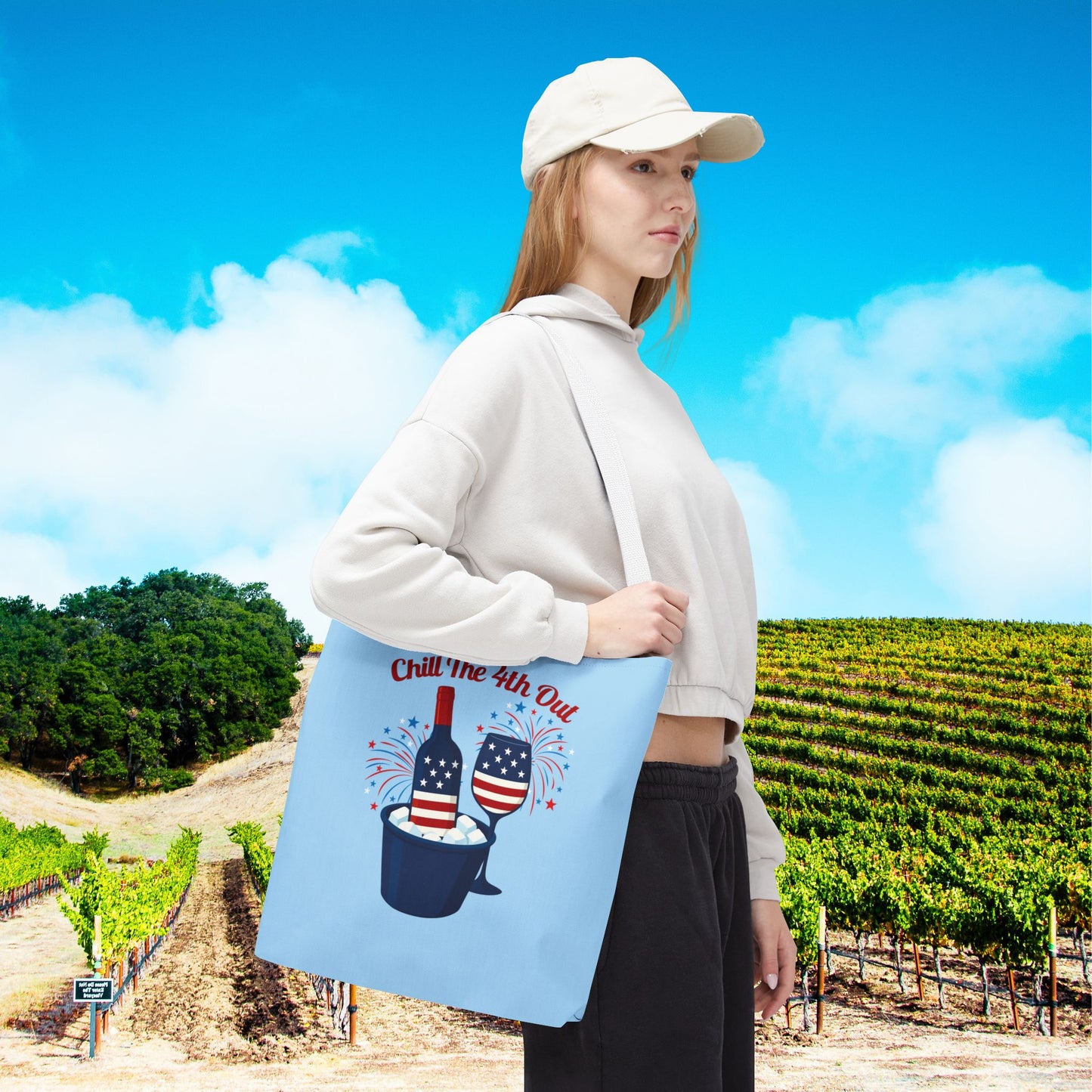 Chill The 4th Out Tote Bag