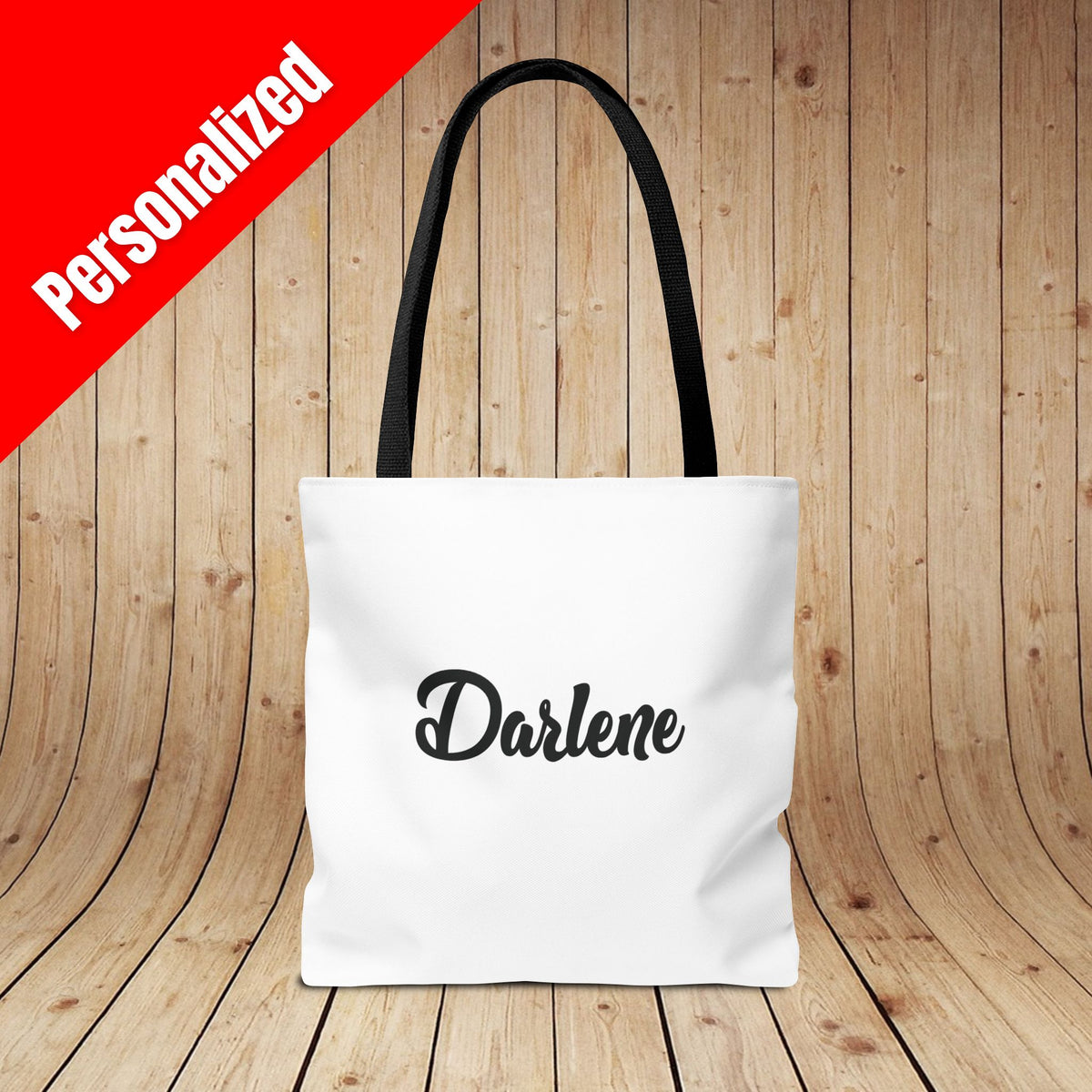 Rise & Wine Personalized Tote Bag