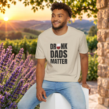 Drunk Dads Matter Crew Neck T-Shirt