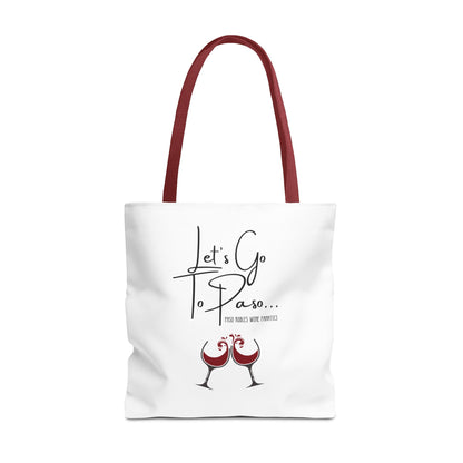 Paso Robles Wine Fanatics Tote Bag -   Logo Design