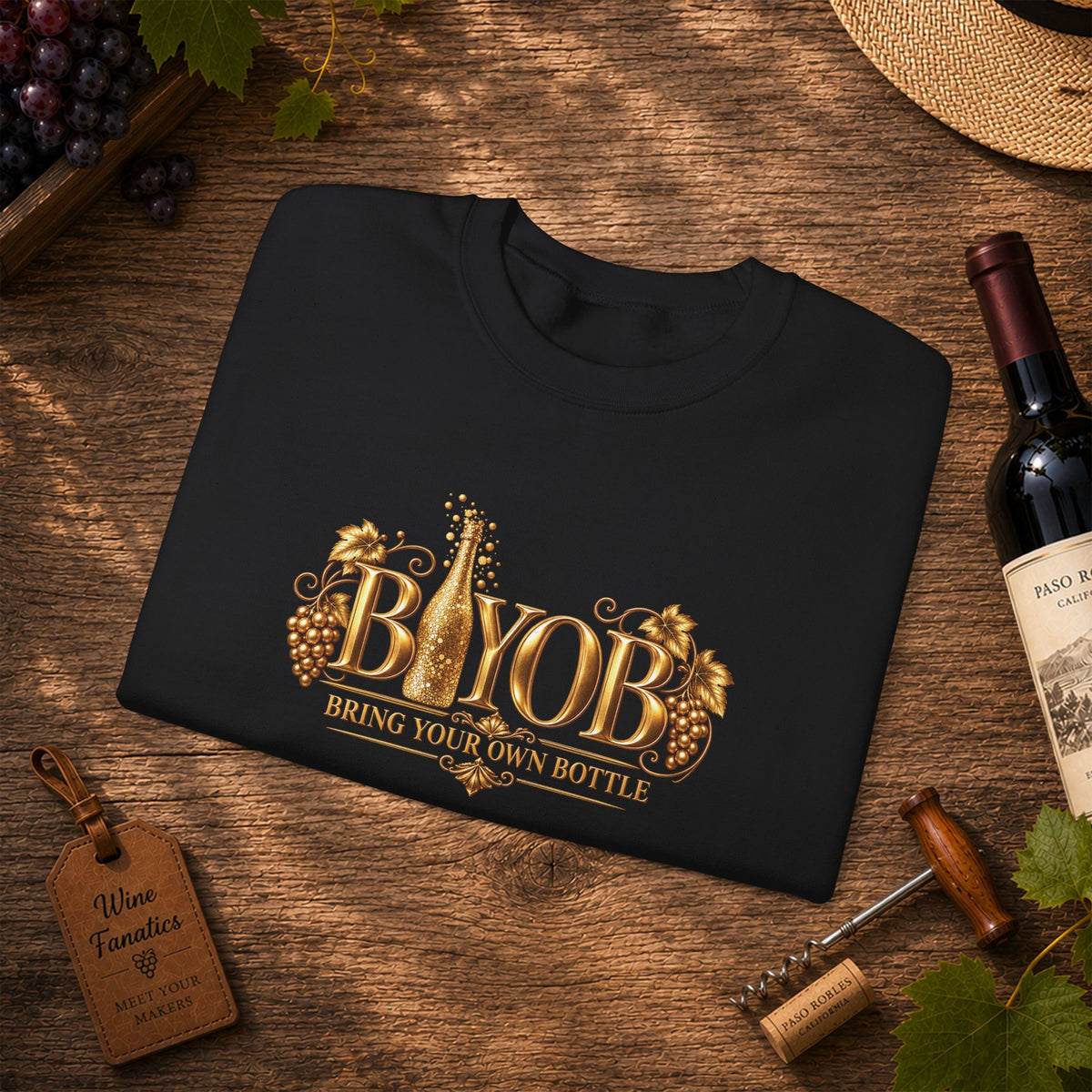 BYOB Bring Your Own Bottle Sweatshirt