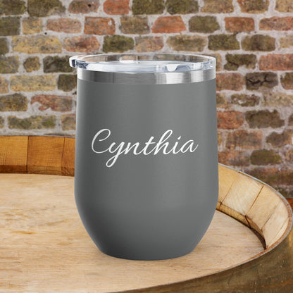 Drunk Wives Matter Personalized 12oz Wine Tumbler