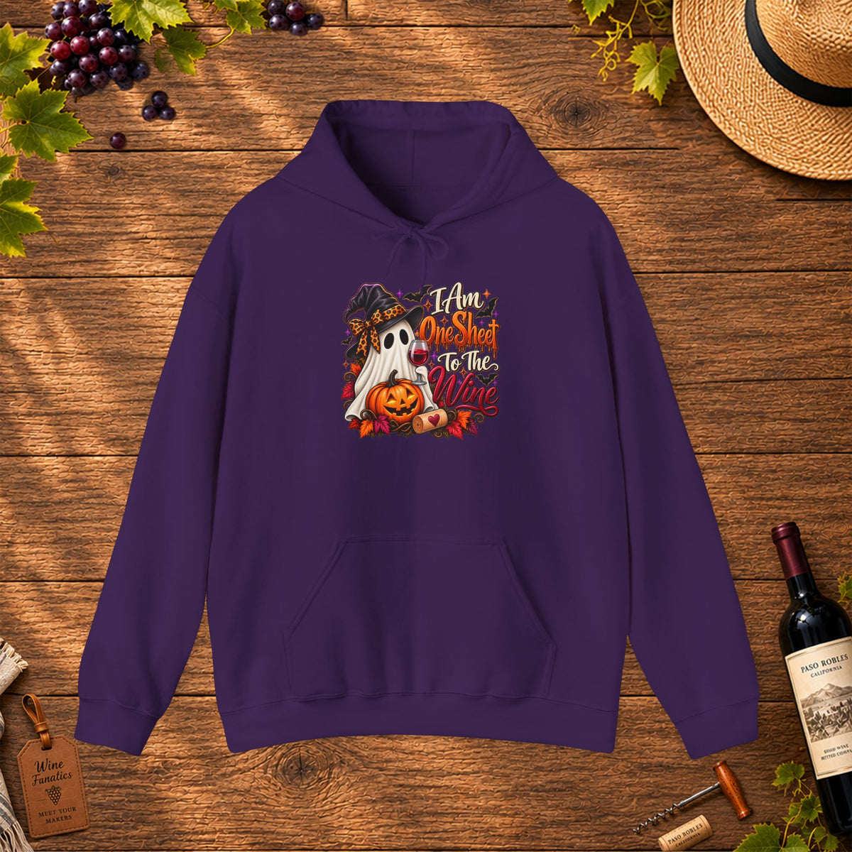 I Am One Sheet To The Wine Hoodie
