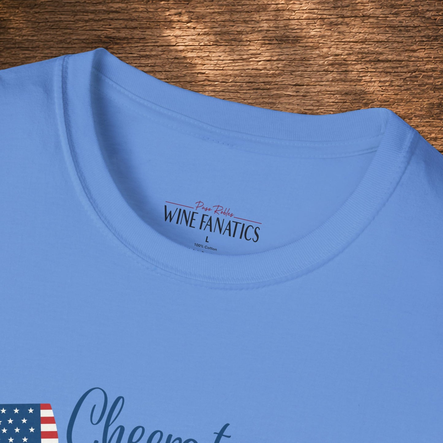 Cheers to 250 Years Independence Day Unisex Softstyle T-Shirt