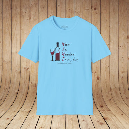 WINE Is Needed Everyday Unisex Softstyle T-Shirt
