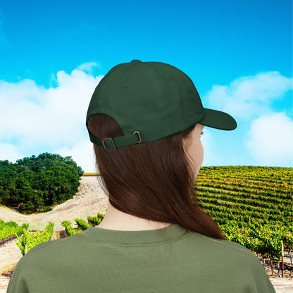 Paso Robles Wine Fanatics Toast Embroidered White Banner Cap