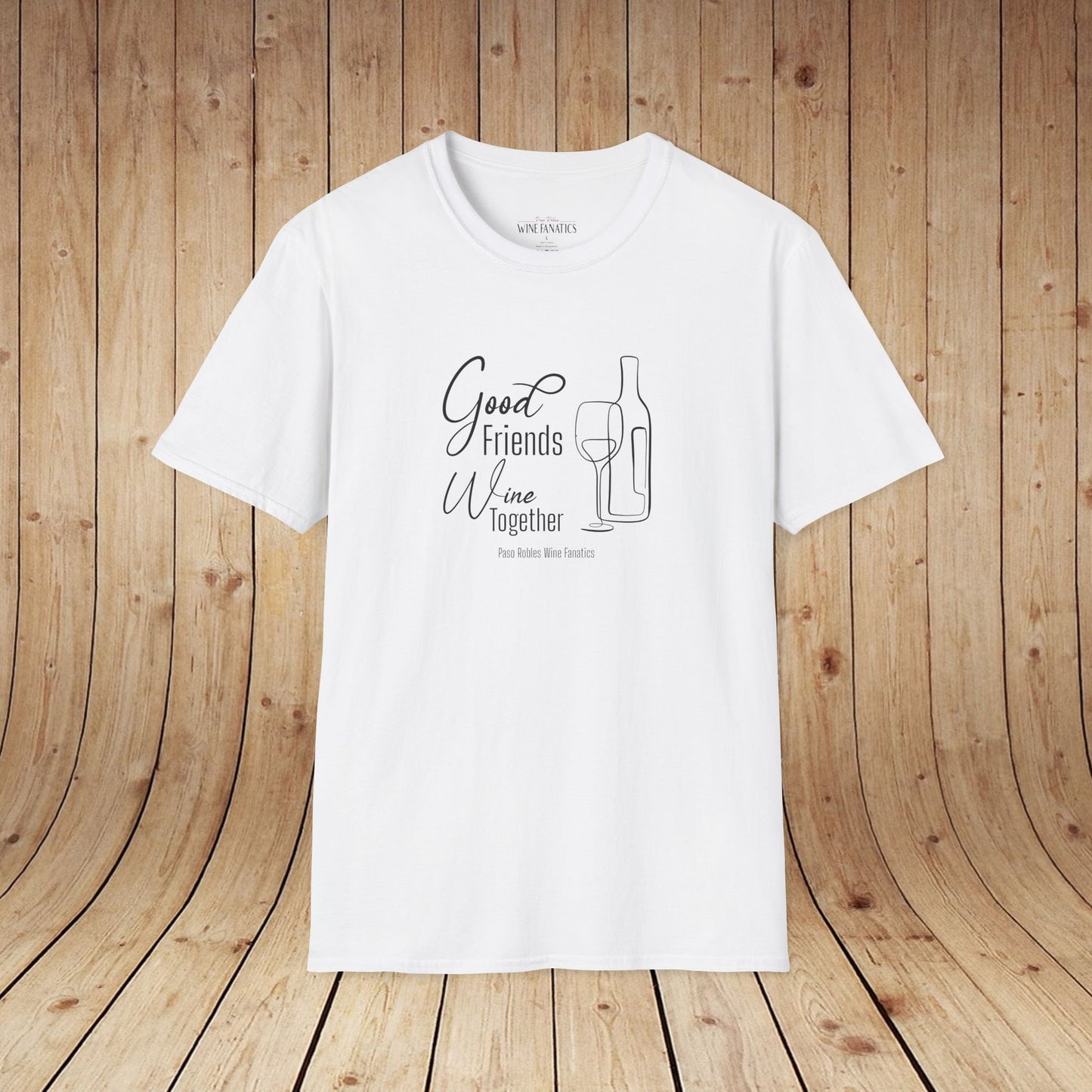 Good Friends Wine Together Unisex Softstyle T-Shirt