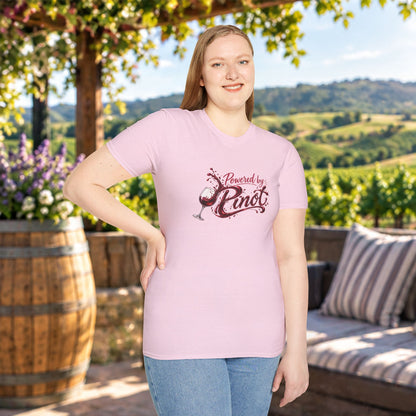 Powered By Pinot Crewneck T-Shirt
