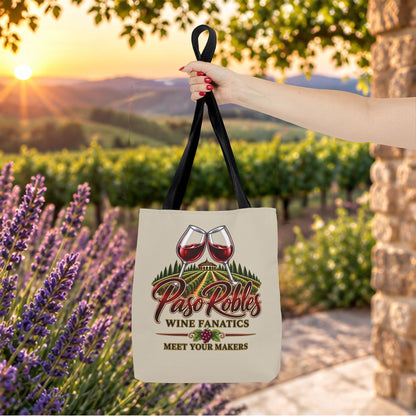 A Toast To Paso Robles Wine Fanatics Personalized Tote Bag