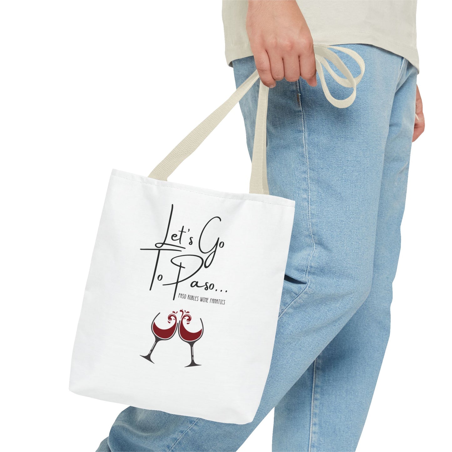 Paso Robles Wine Fanatics Tote Bag -   Logo Design