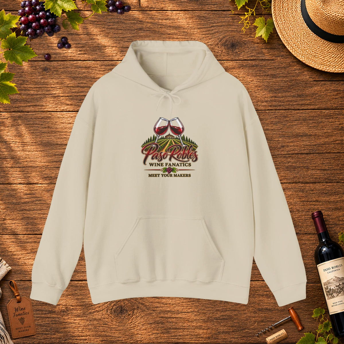 A Toast To Paso Robles Wine Fanatics Hoodie