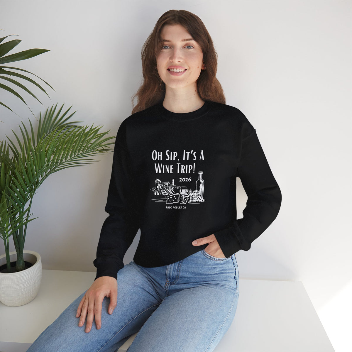 Oh Sip It's A Wine Trip 2025 Personalized Sweatshirt