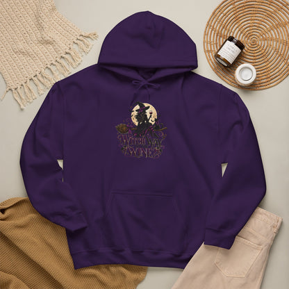 Witch Way To The Wine Hoodie