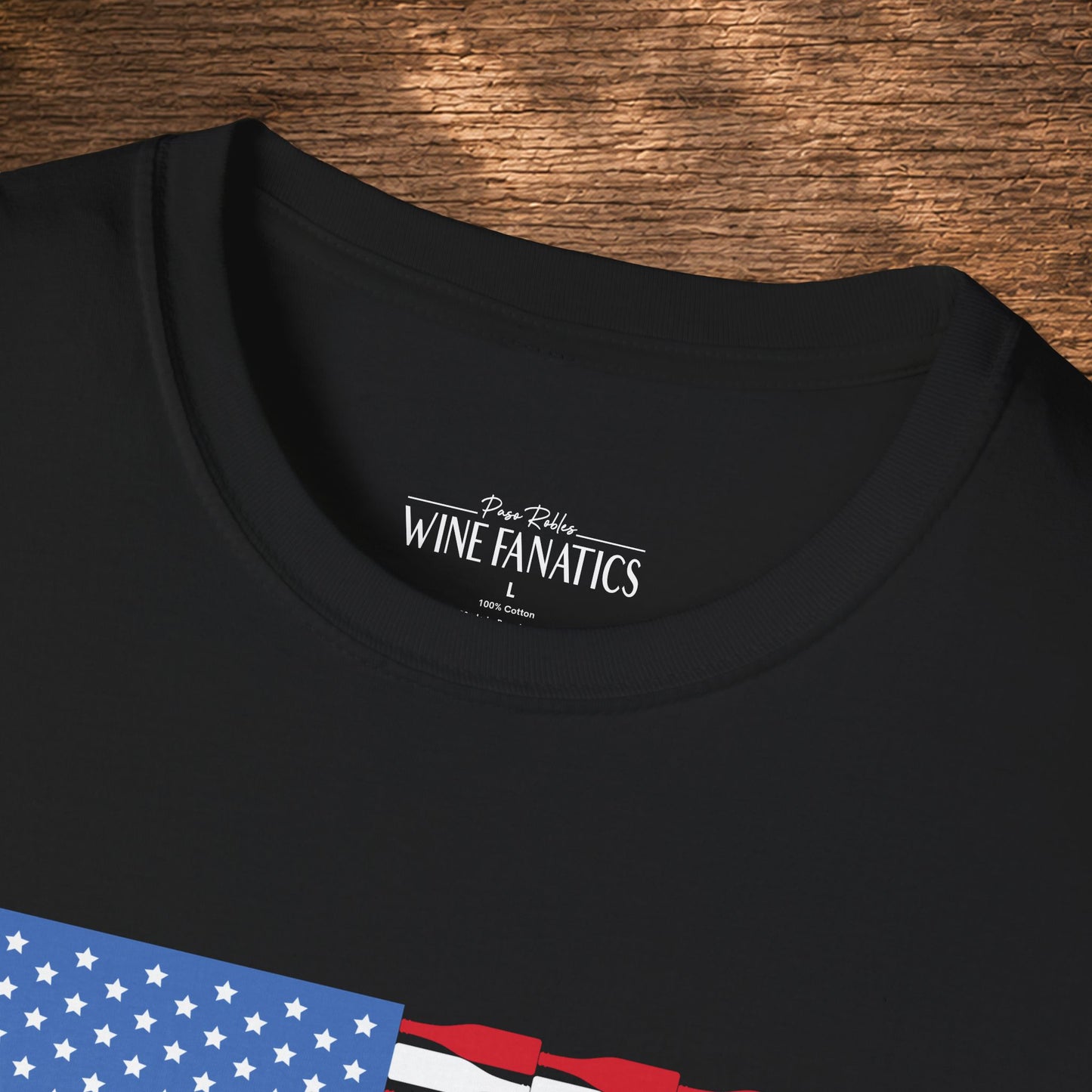 Red Wine & Blue Independence Day Unisex Softstyle T-Shirt