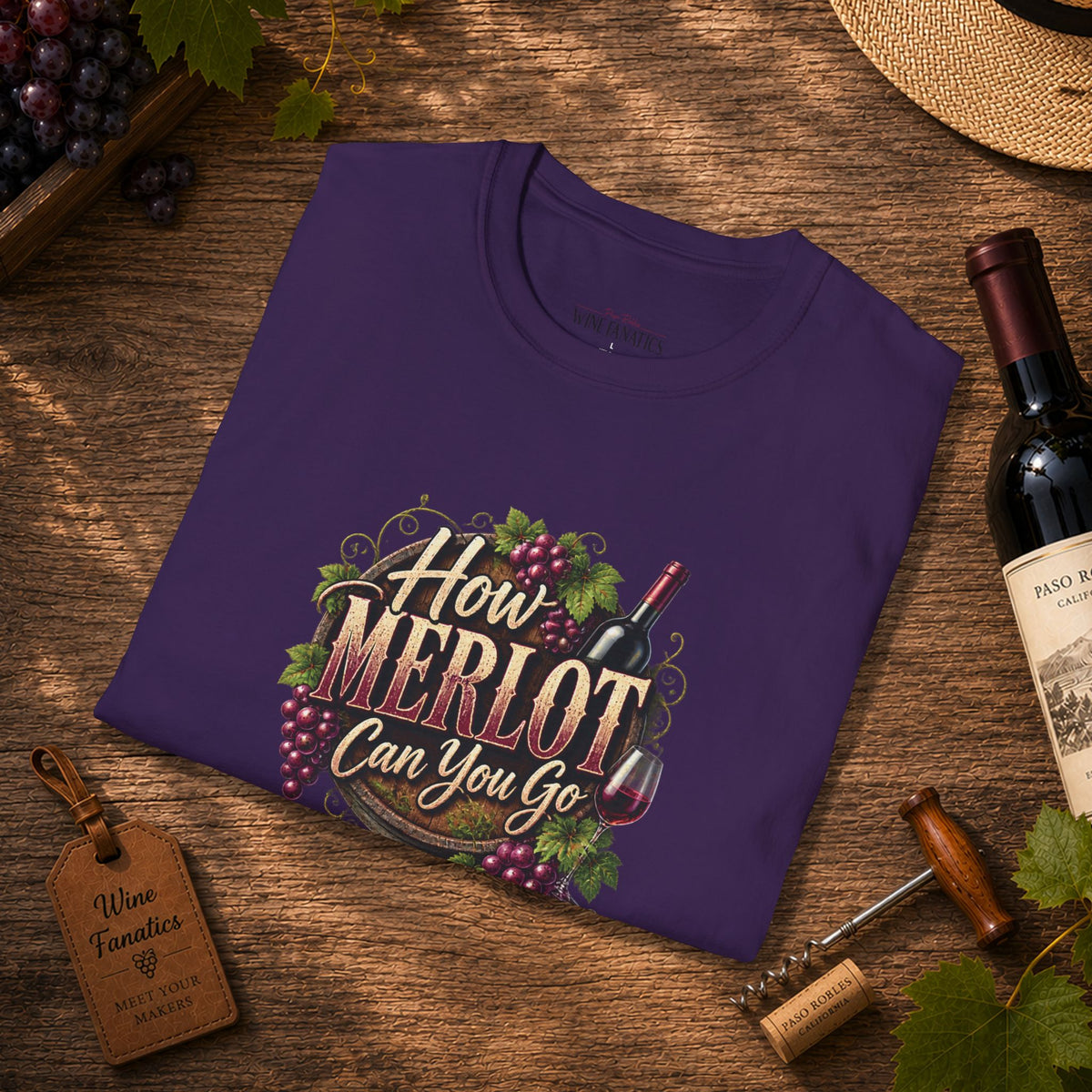 How Merlot Can You Go Crewneck T-Shirt
