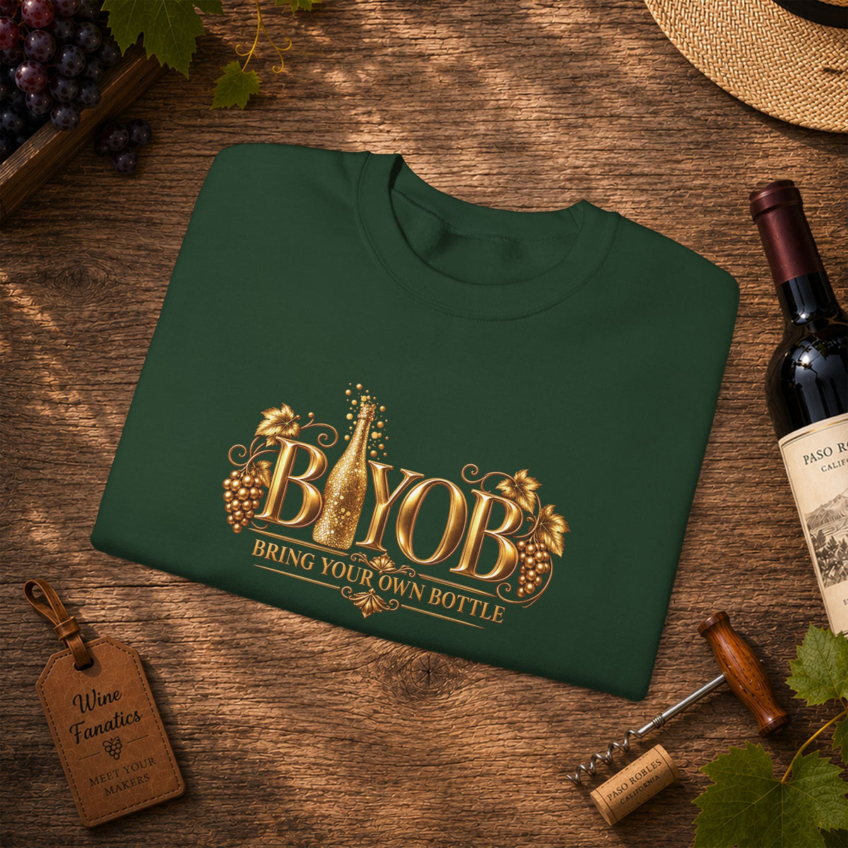 BYOB Bring Your Own Bottle Sweatshirt