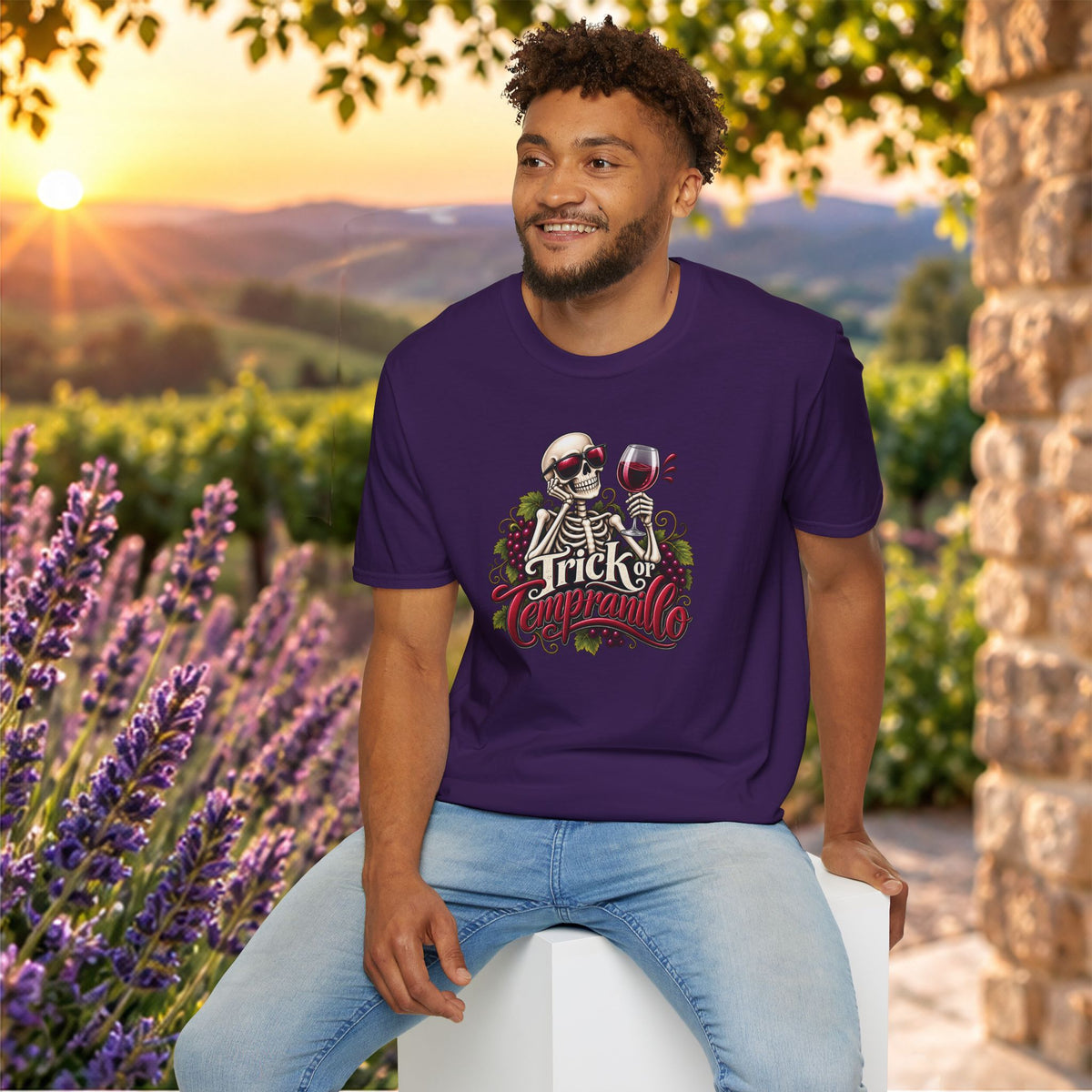 Trick Or Tempranillo Crewneck T-Shirt