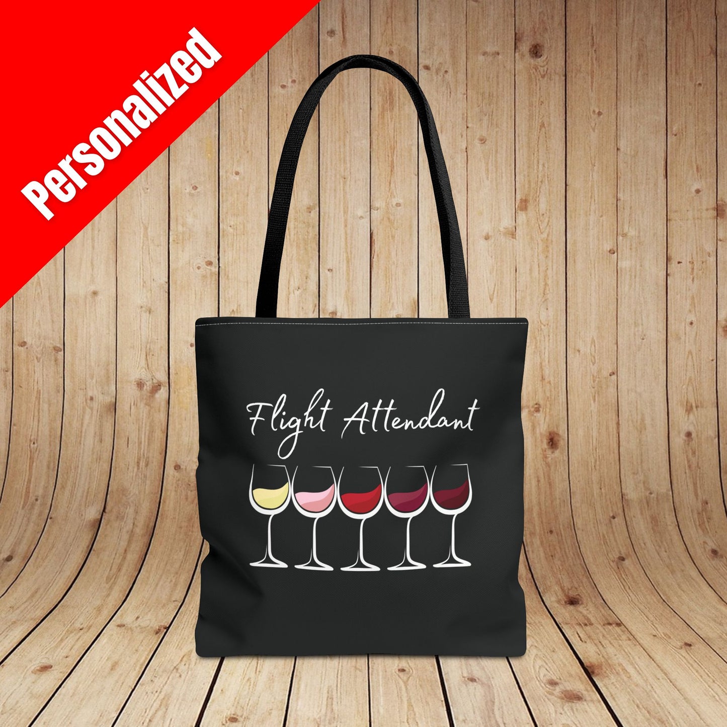 Flight Attendant Personalized Tote Bag